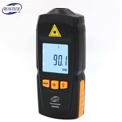 Hướng dẫn sử dụng máy đo tốc độ vòng quay tiếp xúc và không tiếp xúc Máy đo tốc độ động cơ Laser không tiếp xúc GM8905