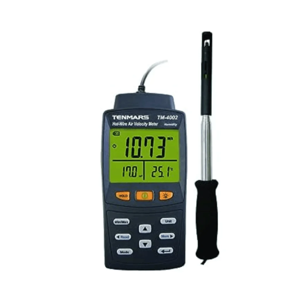 Máy đo tốc độ gió HVAC Tenmars TM-4002 Máy đo tốc độ gió HVAC Tenmars TM-4002