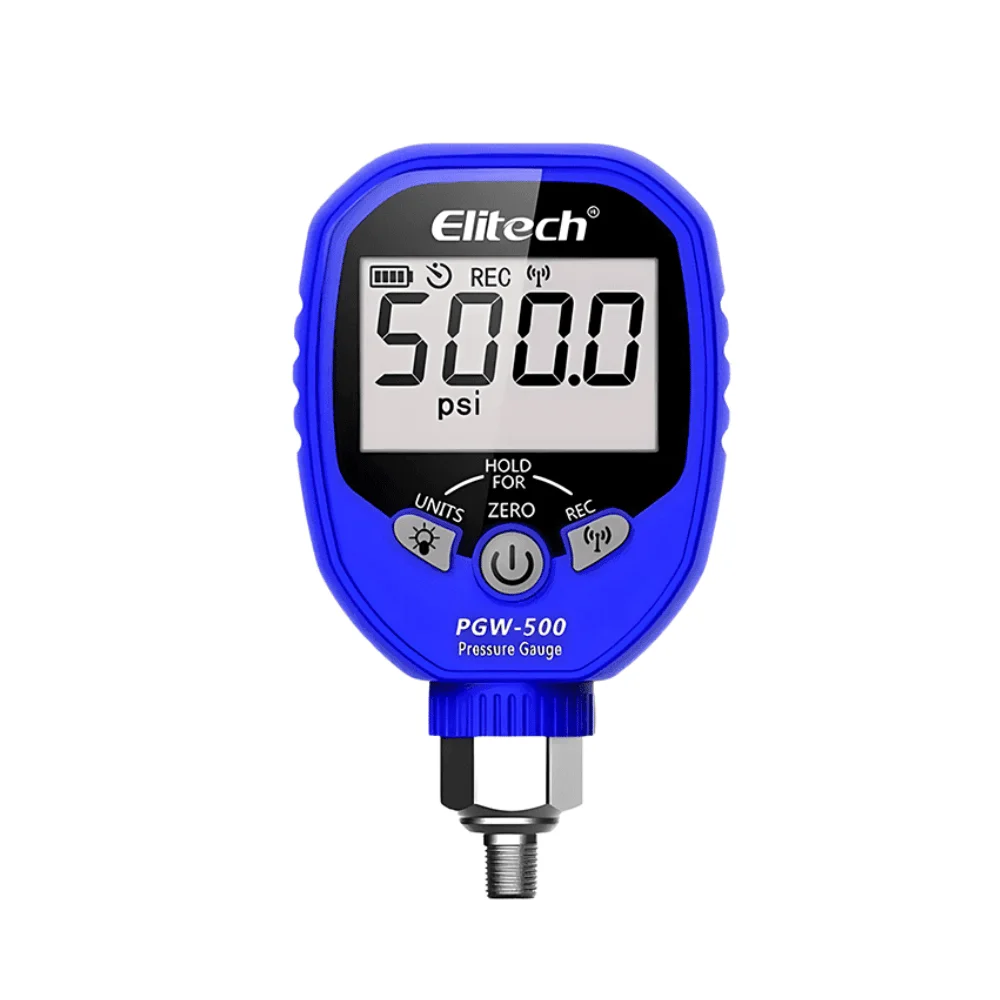 Máy đo áp suất chất môi lạnh Elitech PGW-500 HVAC (Bluetooth , 87 chất môi lạnh) Máy đo áp suất chất môi lạnh Elitech PGW-500 HVAC