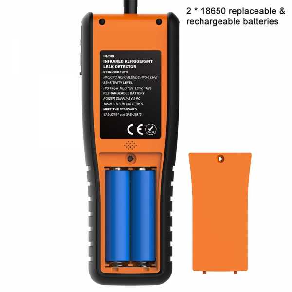 Máy dò rò rỉ môi chất lạnh Elitech IR-200 đi-ốt hồng ngoại Máy dò rò rỉ môi chất lạnh Elitech IR-200