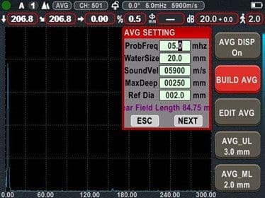 Máy dò khuyết tật siêu âm Huatec FD620 bo AVG