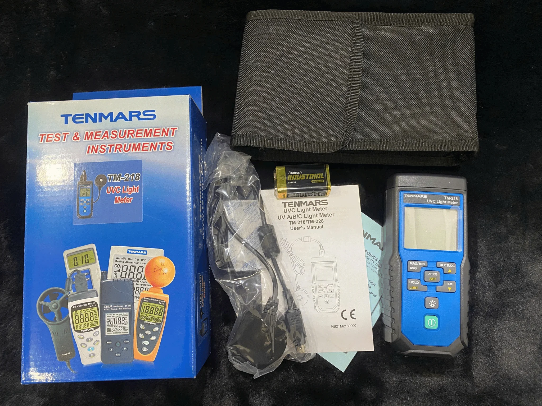 Hình ảnh thực tế máy đo ánh sáng Tenmars TM-218