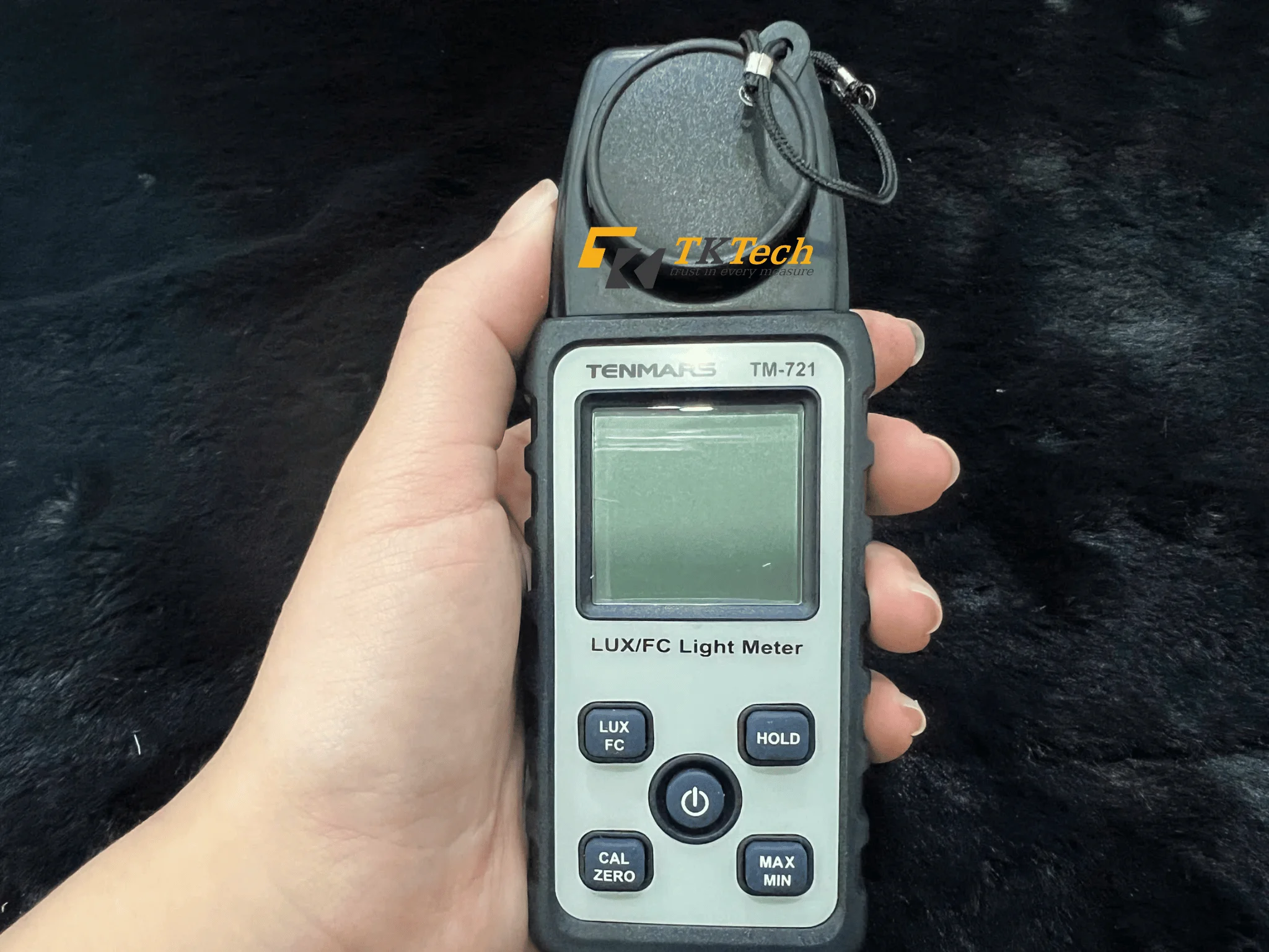 Máy đo ánh sáng Tenmars TM-721 LUX / FC Máy đo ánh sáng Tenmars TM-721 (mặt trước)