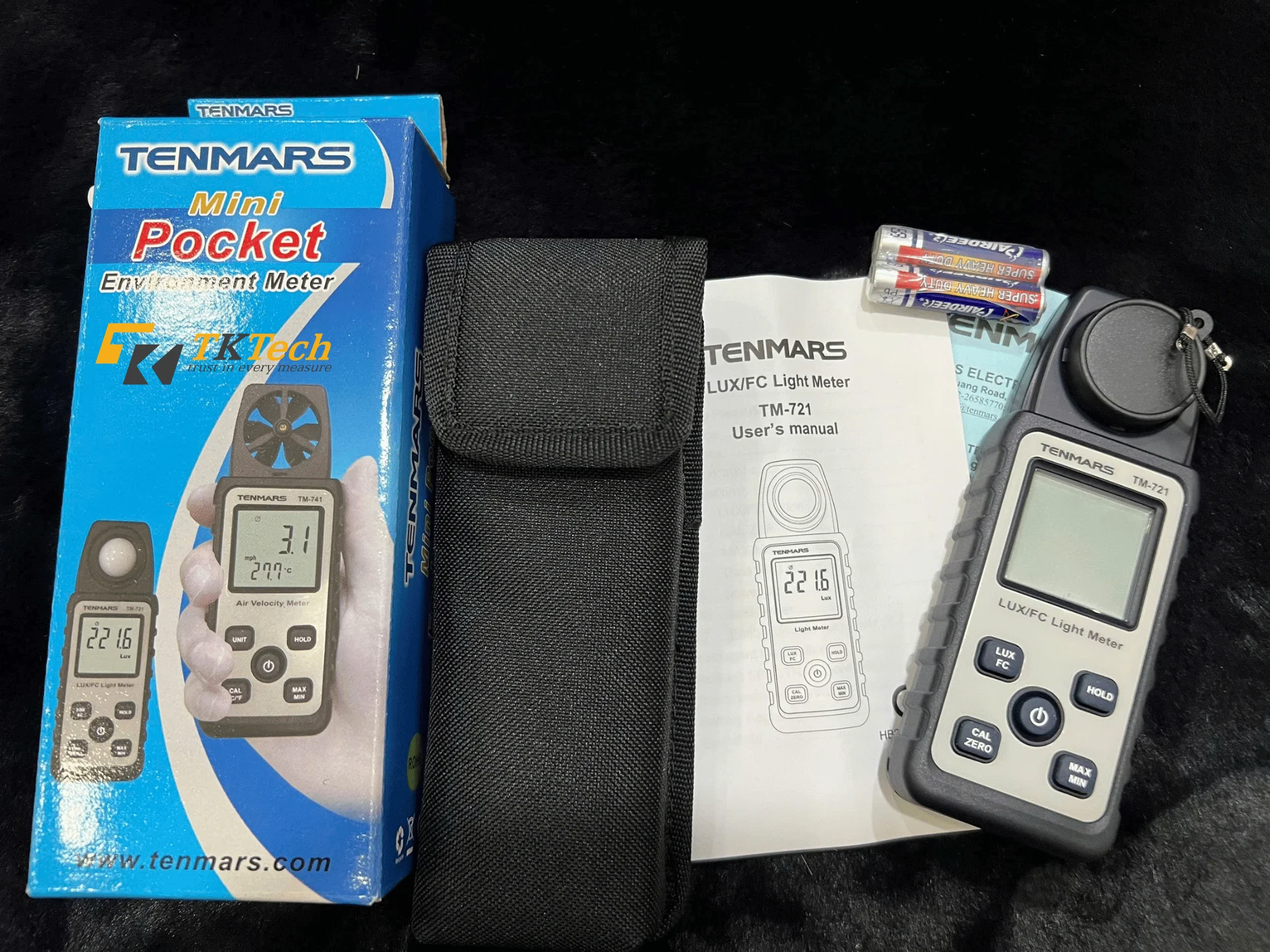 Máy đo ánh sáng Tenmars TM-721 LUX / FC Phụ kiện Máy đo ánh sáng Tenmars TM-721