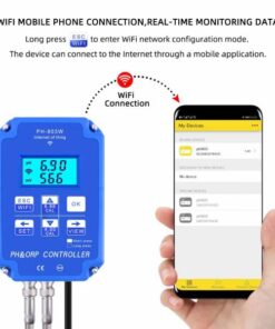 Bộ điều khiển khử oxy PH ORP Wifi YiERYi PH-803W