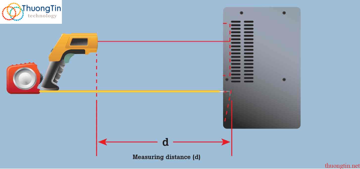Cài đặt Khoảng cách đo cho nhiệt kế hồng ngoại