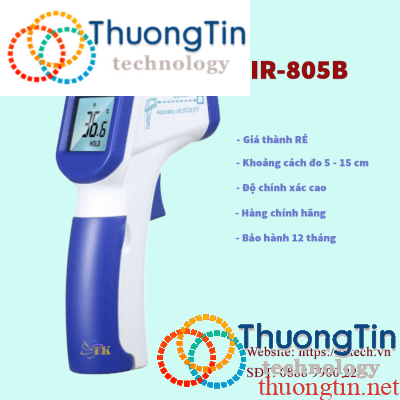 Nhiệt kế hồng ngoại đo trán Flus IR-805B