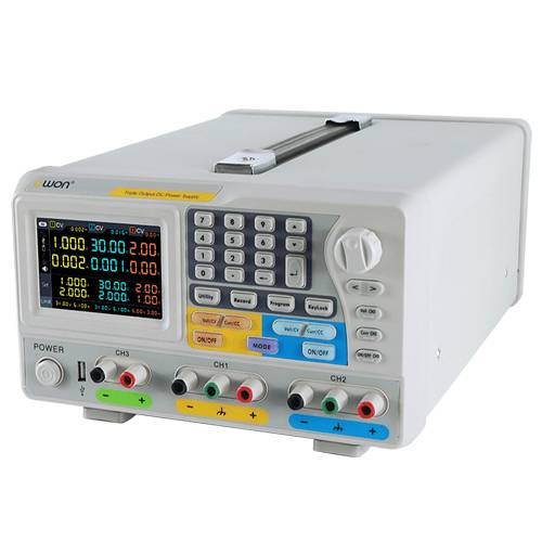 Đầu ra OWON 3-CH với bộ nguồn DC có thể lập trình 2-CH 0-30V/6A và 0-6V/3A