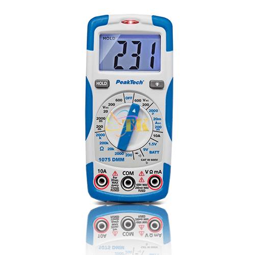 Đồng hồ vạn năng kỹ thuật số PeakTech P1075