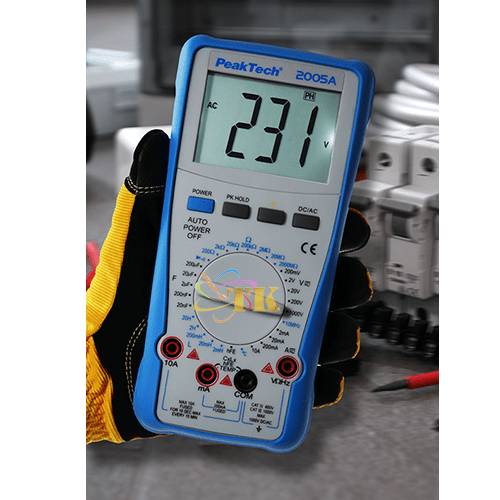 Đồng hồ vạn năng kỹ thuật số PeakTech P2005 A
