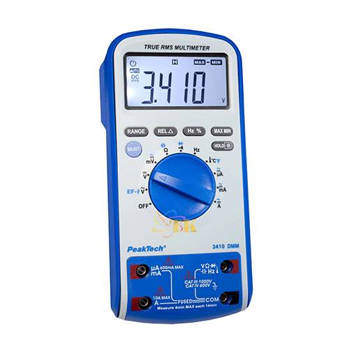 Đồng hồ vạn năng kỹ thuật số PeakTech P3410