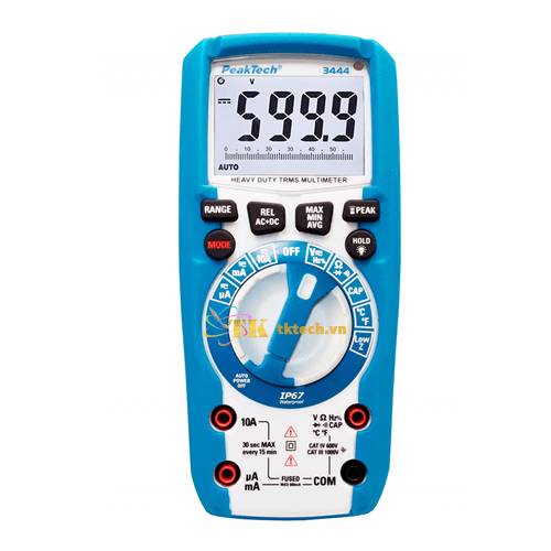 Đồng hồ vạn năng kỹ thuật số PeakTech P3444