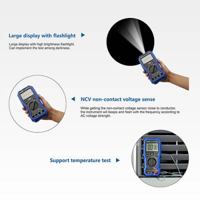 Đồng hồ vạn năng kỹ thuật số cầm tay Owon OW18A