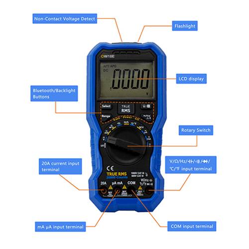 Đồng hồ vạn năng kỹ thuật số Owon OW18E