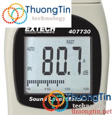 Màn hình máy đo mức âm thanh Extech 407730 