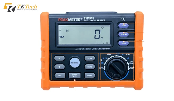 Top 5 đồng hồ vạn năng Trung Quốc tốt nhất năm 2025 Đồng hồ vạn năng Peakmeter PM5910