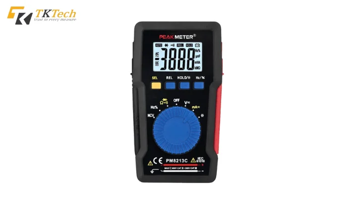 Top 5 đồng hồ vạn năng Trung Quốc tốt nhất năm 2025 Thiết bị đo điện đa năng Peakmeter PM8213C