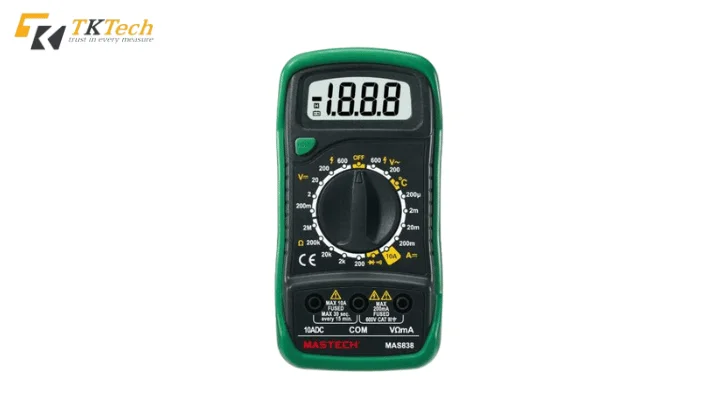 Top 5 đồng hồ vạn năng Trung Quốc tốt nhất năm 2025 Thiết bị đo kiểm điện Mastech MAS838