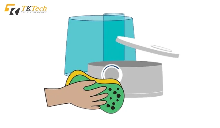 Vệ sinh định kỳ máy tạo ẩm và thiết bị liên quan