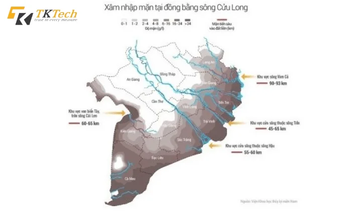 Độ mặn của nước biển là gì và tại sao bạn nên quan tâm? Xâm nhập mặn tại đồng bằng sông Cửu Long