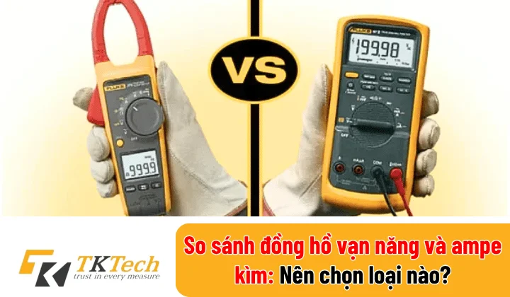 So sánh đồng hồ vạn năng và ampe kìm