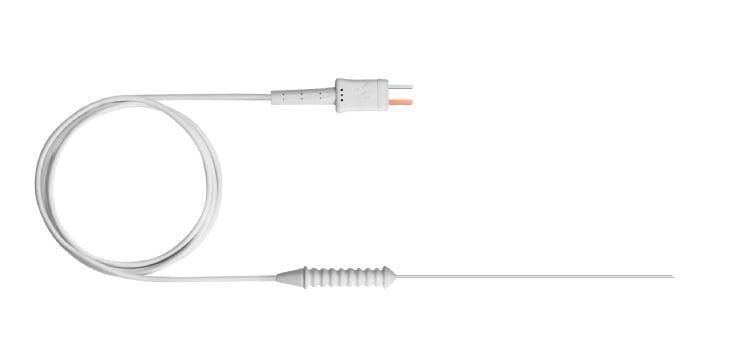 Với dụng cụ đo phù hợp, đầu dò kim siêu nhanh, không thấm nước (TC loại T) cho phép bạn đo nhiệt độ lõi của những miếng thịt có giá trị, ví dụ như bít tết hoặc bít tết thăn trong nhà hàng.