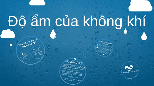 Các loại độ ẩm không khí phổ biến hiện nay