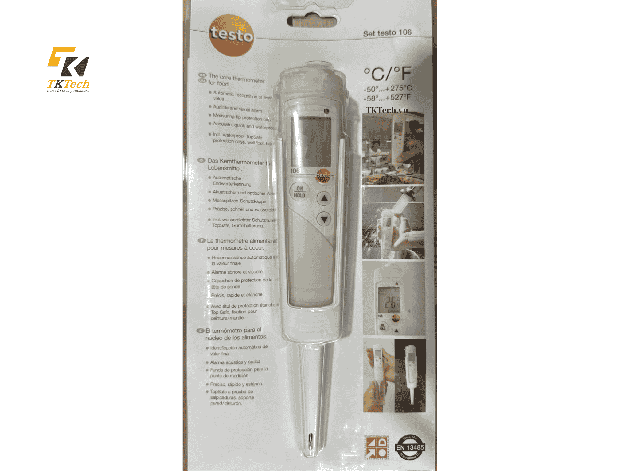 Hình thực tế máy Testo 106