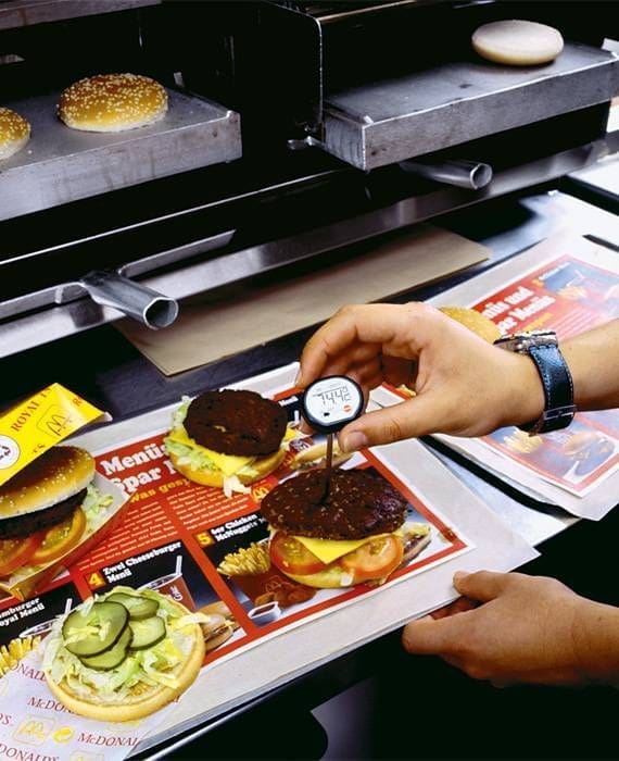 Nhiệt kế thực phẩm mini hình ảnh thực tế