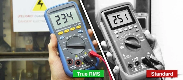 Điểm khác nhau của đồng hồ đo RMS và True RMS