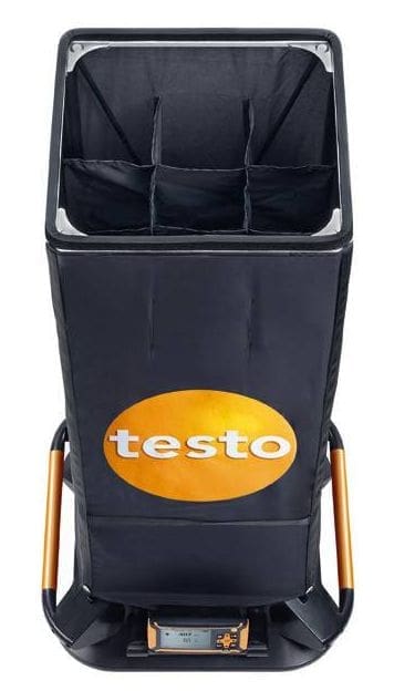 Nắp thay thế (360 x 360 mm) để gắn trên nắp lưu lượng thể tích testo 420 để đo tại các cửa hút và thoát khí. Với bộ nắn dòng tích hợp cho kết quả đo có độ chính xác cao. Kích thước bên trong 335 x 335 mm.