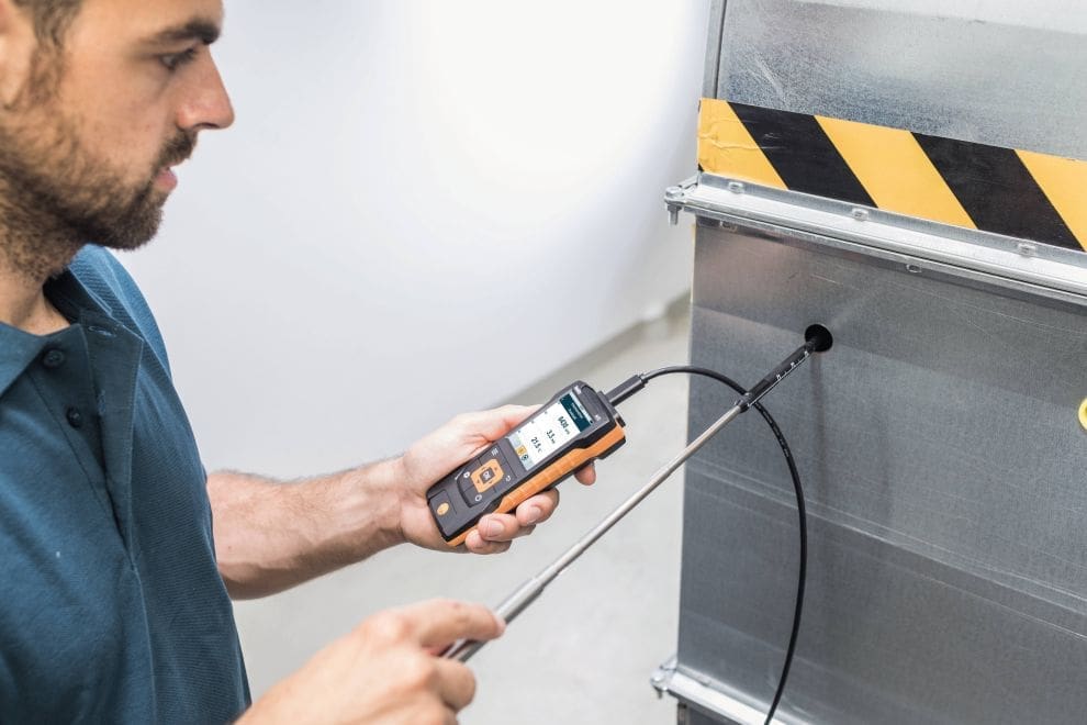 testo 440 0635 1032 Hot wire probe incl temperature sensor fixed cable V3 de_prl