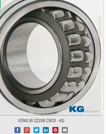 VÒNG BI 22208 CW33   KG