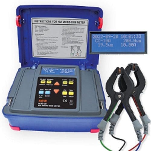 sew 9010 uo micro ohm meter 10 amp