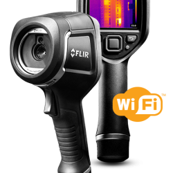 Camera hồng ngoại với dải nhiệt độ mở rộng Flir E5 XT
