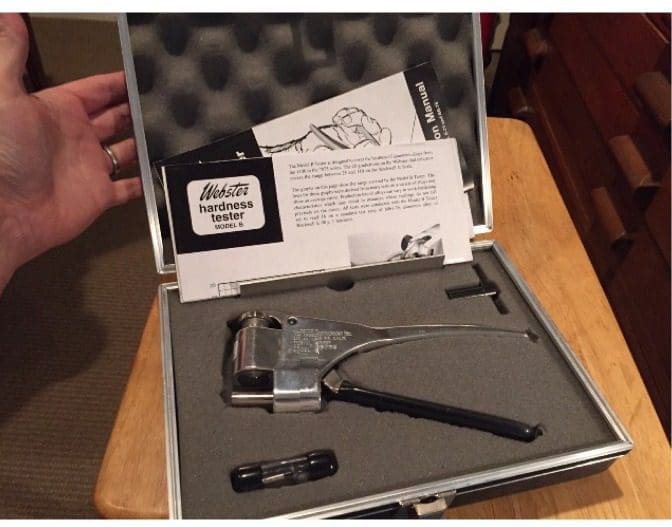 Kìm đo độ cứng webster B b 75