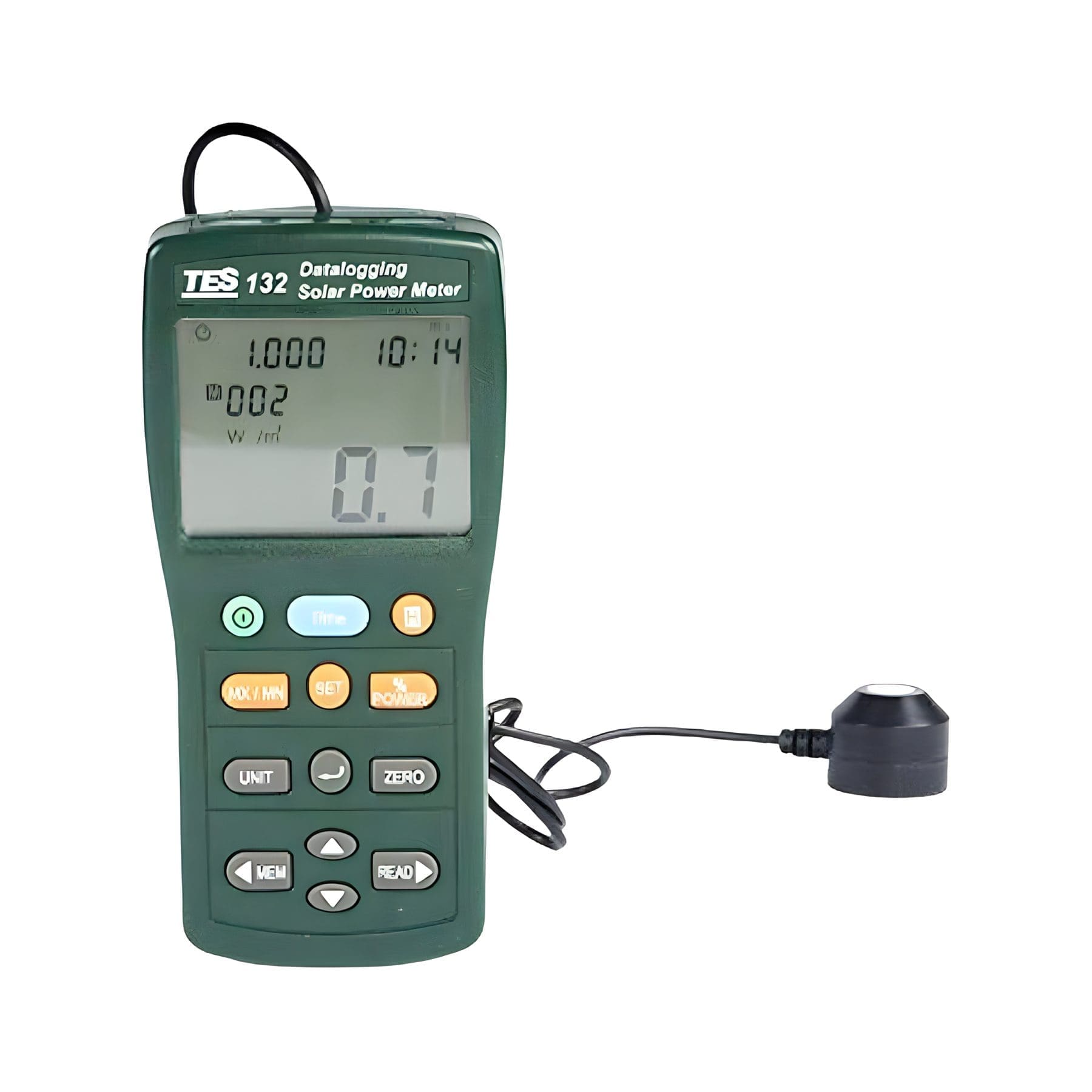 may do nang luong mat troi ghi du lieu Tes 132