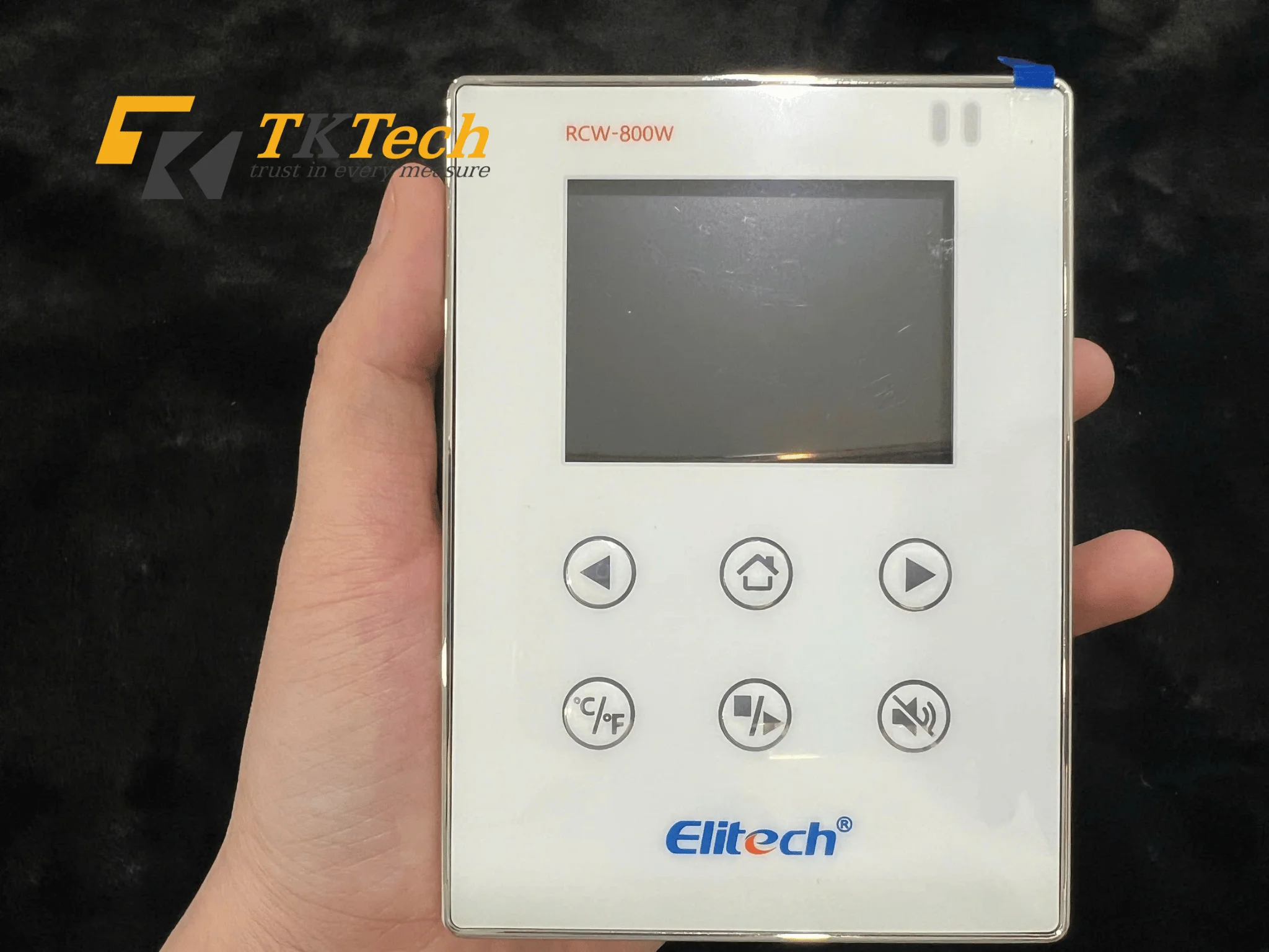 Bộ ghi dữ liệu nhiệt độ không dây Elitech RCW-800W-TDE (-40°C~80°C) Bộ ghi dữ liệu nhiệt độ không dây Elitech RCW-800W-TDE (mặt trước)