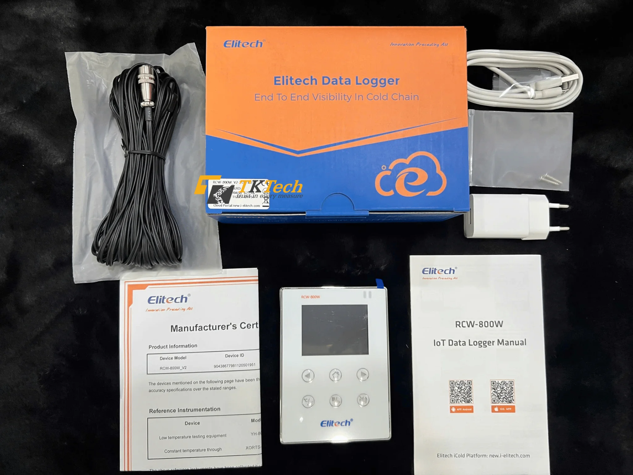 Phụ kiện Bộ ghi dữ liệu nhiệt độ không dây Elitech RCW-800W-TDE