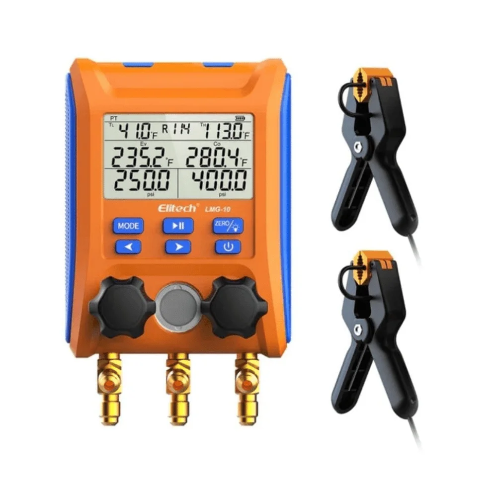 Đồng hồ đo áp suất ga lạnh Elitech LMG-10