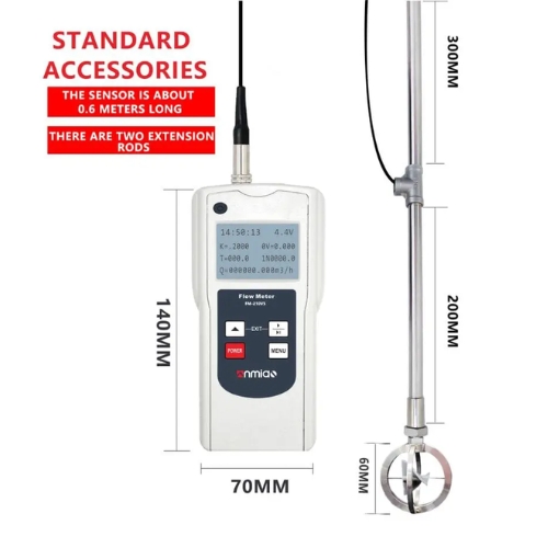 Đồng hồ đo lưu lượng cầm tay Amittari FM-210V5