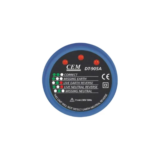 Thiết bị kiểm tra ổ cắm CEM DT-905A
