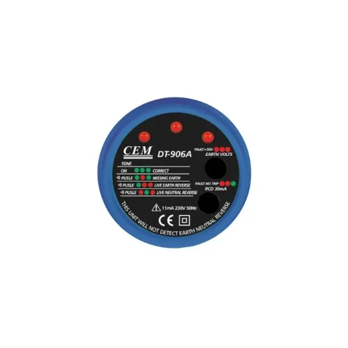Thiết bị kiểm tra ổ cắm CEM DT-906A
