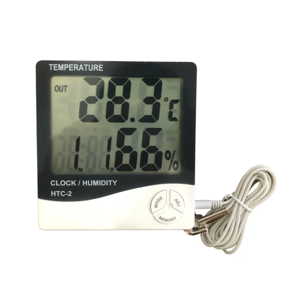Máy đo nhiệt độ độ ẩm để bàn HTC-2 Máy đo nhiệt độ độ ẩm để bàn HTC-2