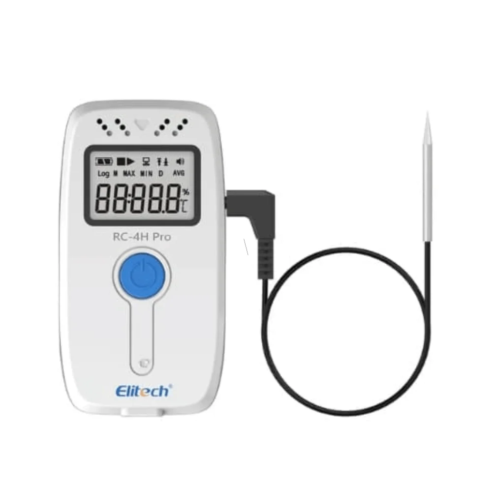 Nhiệt ẩm kế tự ghi Elitech RC-4H Pro (-40~85°C; 0~100%RH; 64.000 điểm) Nhiệt ẩm kế tự ghi Elitech RC-4H Pro