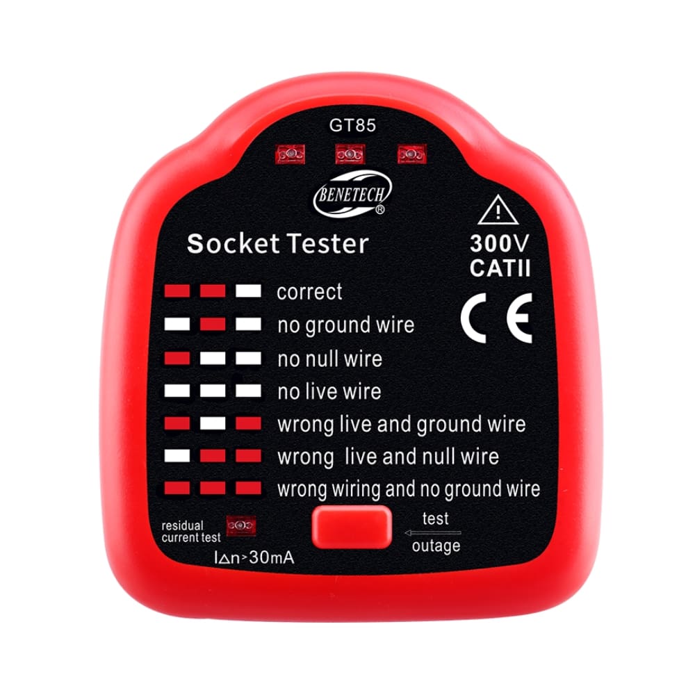Thiết bị kiểm tra ổ cắm Benetech GT85