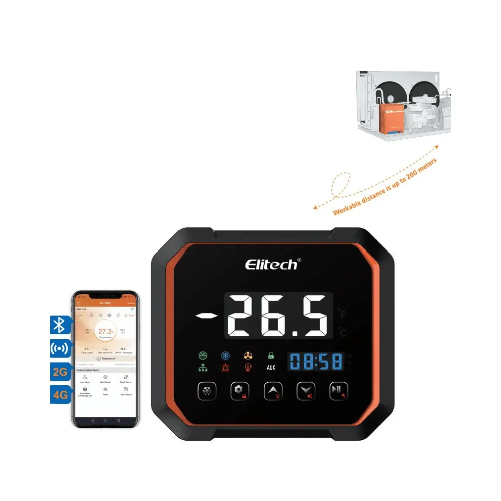 Bảng điều khiển điện bằng nhựa chia pha một pha Elitech LS200 WiFi