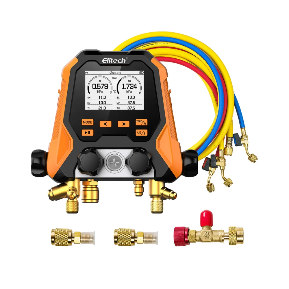 Bộ đồng hồ nạp gas điện tử Elitech MS-870S