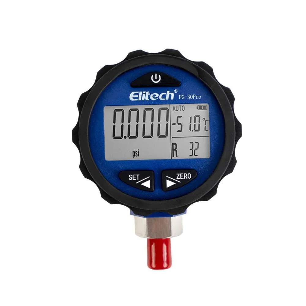 Đồng hồ đo áp suất kỹ thuật số nhiệt lạnh Elitech PG-30Pro