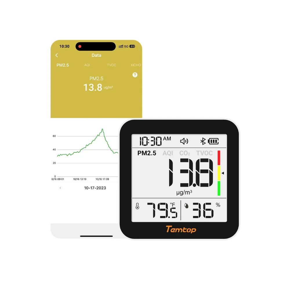 Máy đo chất lượng không khí Temtop M10+
